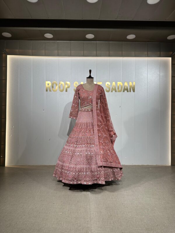 BLUSH RED LEHENGA