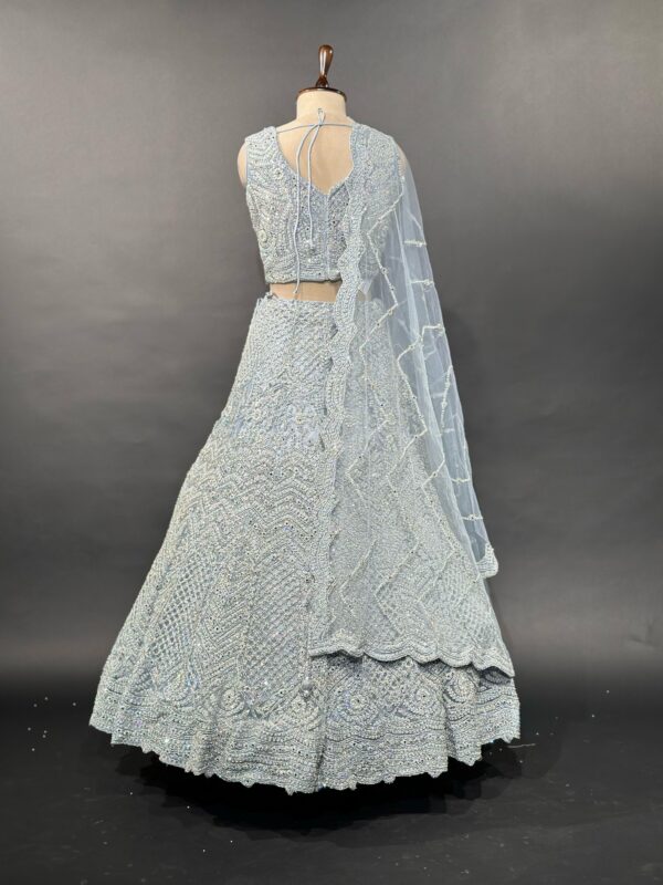 Shampain Gold Designer Lehenga